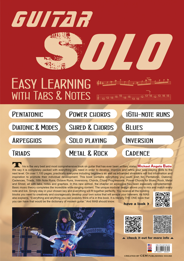 Guitar Solo back cover | Guitar Solo Rücktitel